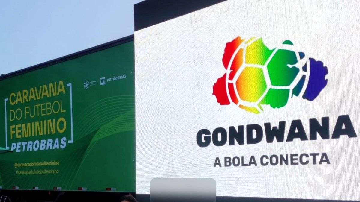 Registro de viagem cultural com bola e câmera