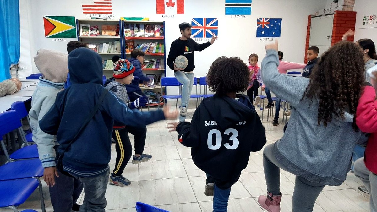 Crianças do Vidigal em experiência no Maracanã